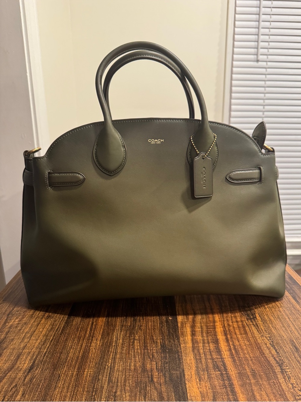 Coach empire 40 caryall olive green